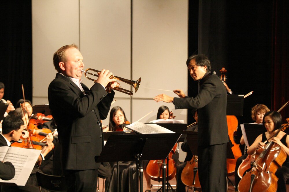 Trumpet soloist and conductor Thach