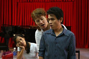 Pedagogical project with soprano Siri Torjesen (Norway) in HCMC in 2007